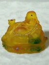 New car perfume holder, high-end interior decoration, creative lotus leaf Buddha, large Maitreya Buddha car perfume details Picture